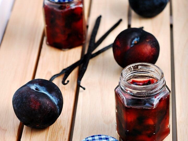 Vanilla-Infused Plum Jam