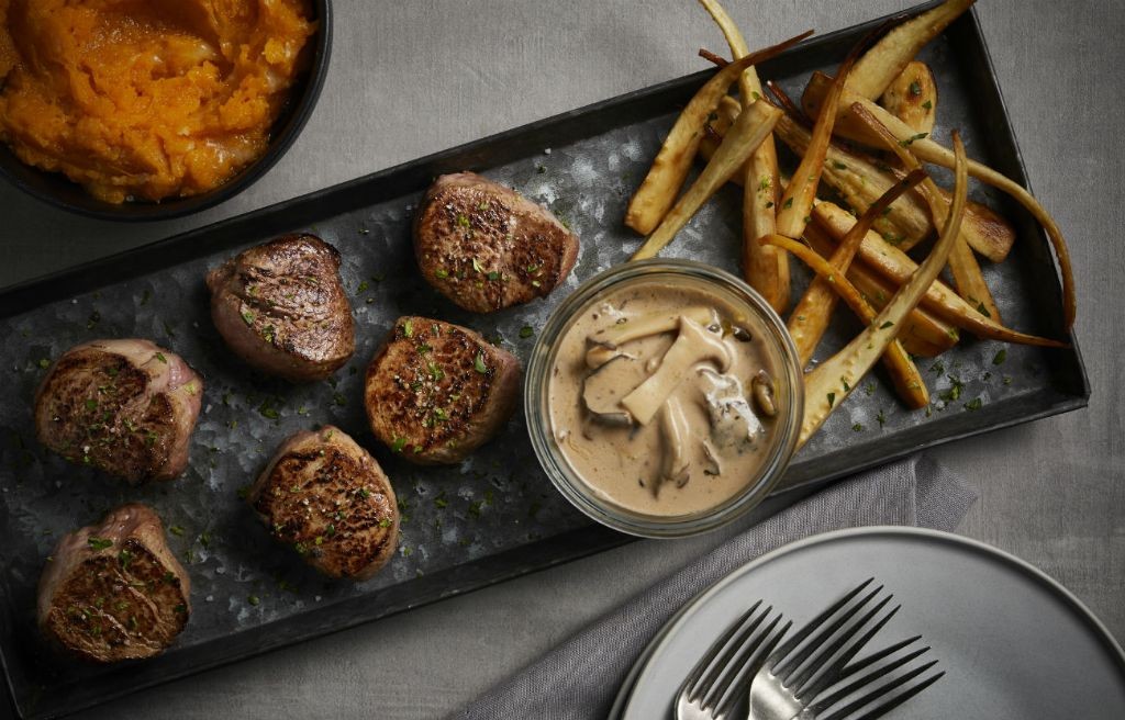 Veal Medallions with Mushroom Demi-Glace