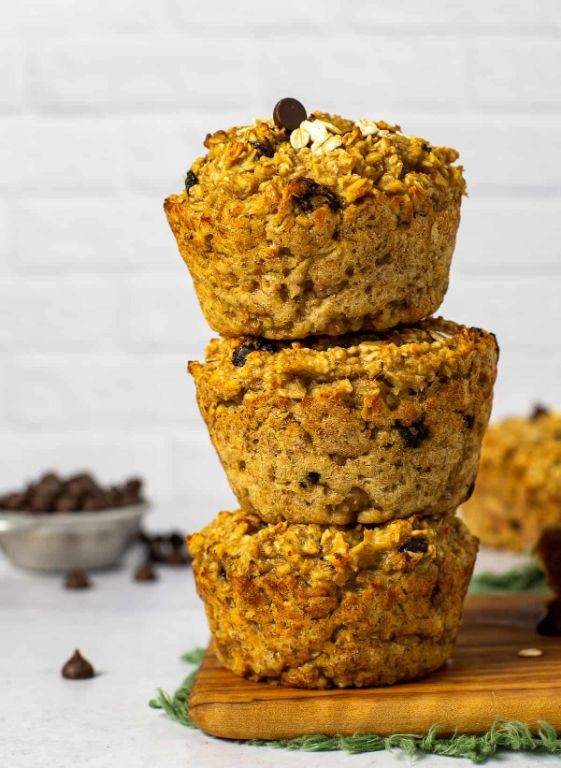 Vegan Apple Banana Muffins