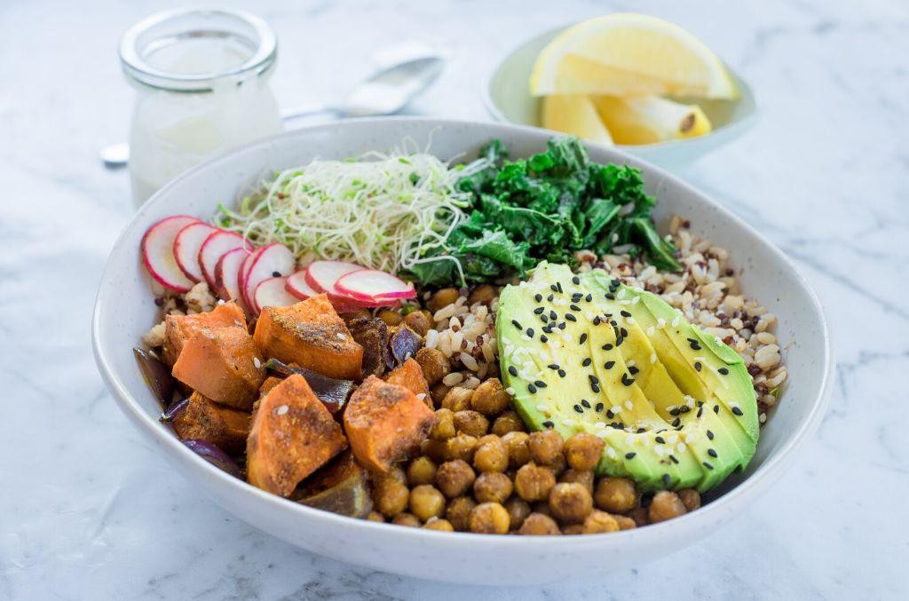 Vegan Buddha Bowls with Tahini Dressing