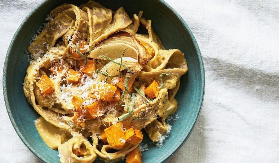 Vegan Cashew Butternut Squash Pasta Sauce