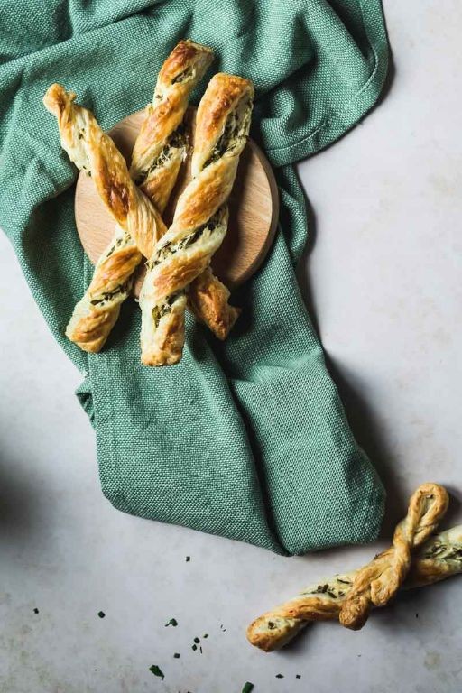 Vegan Cheese and Herb Twists