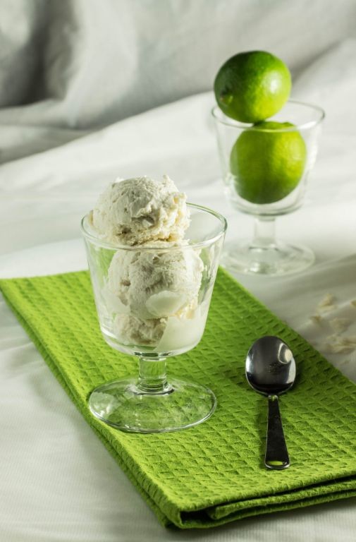 Vegan Coconut Lime Ice Cream