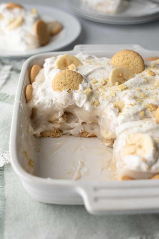 Vegan Homemade Banana Pudding with Coconut Milk