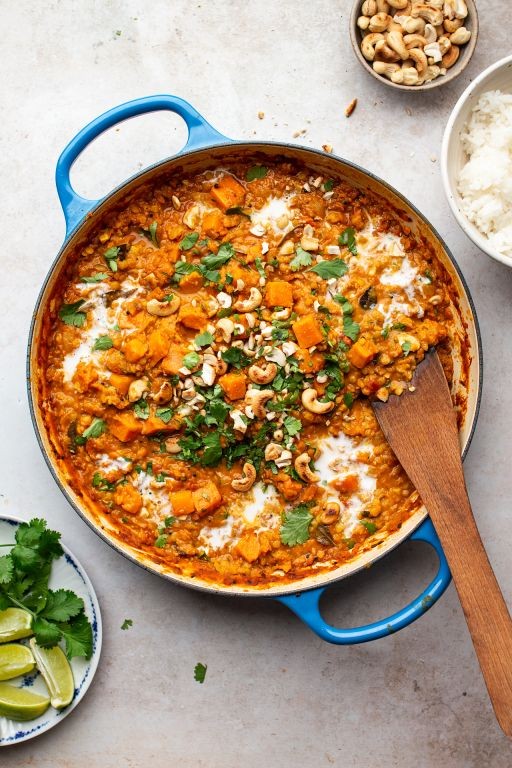 Vegan Lentil and Sweet Potato Curry