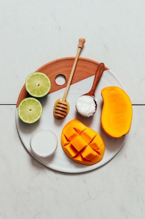Vegan Mango Lassi with Coconut Milk