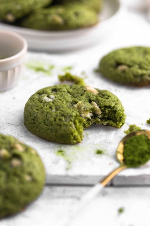 Vegan Matcha Green Tea Cookies