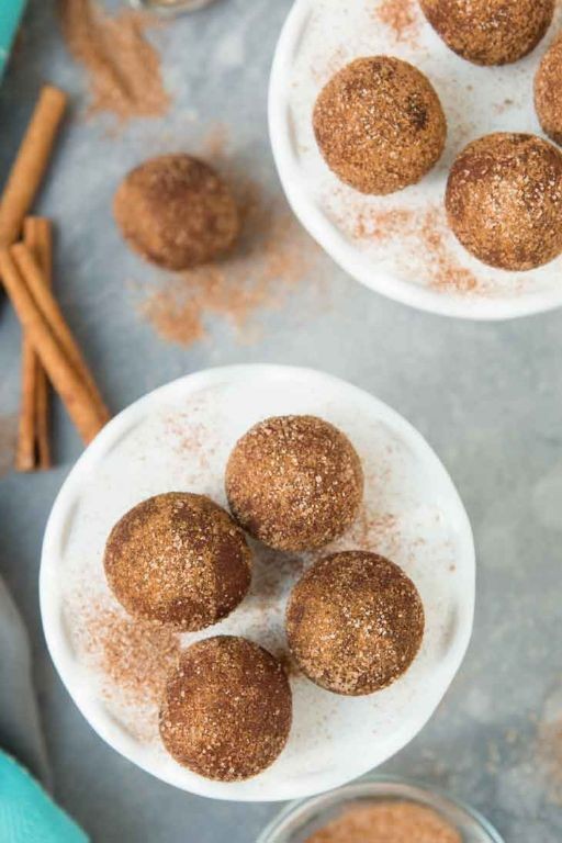 Vegan No Bake Snickerdoodle Cookies