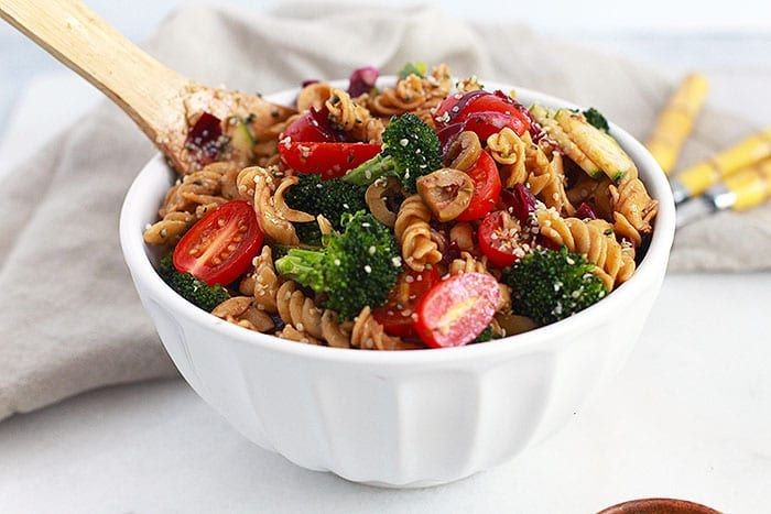 Vegan Protein-Packed Pasta Salad