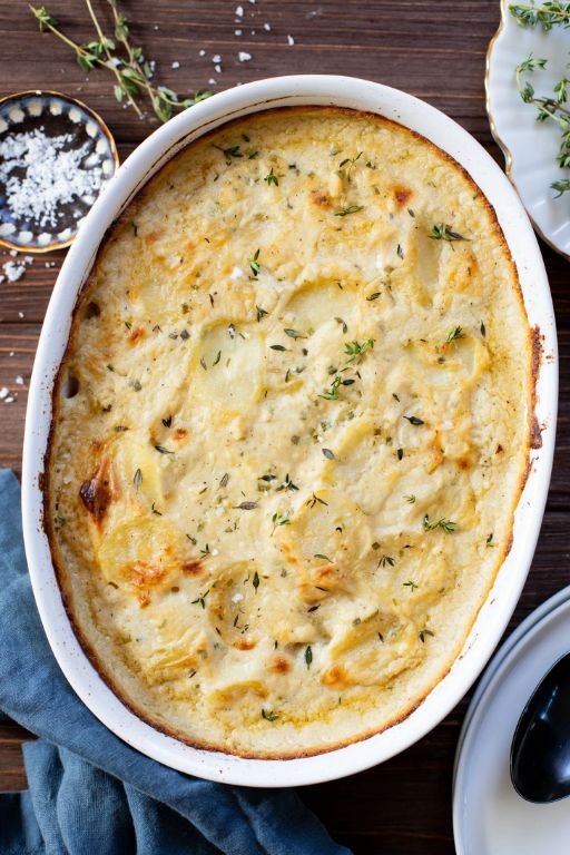 Vegan Scalloped Potatoes with Cashew Cream