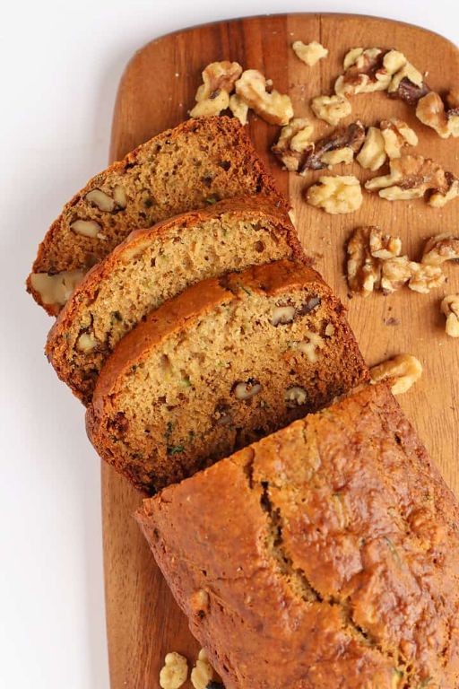 Vegan Zucchini Bread with Walnuts