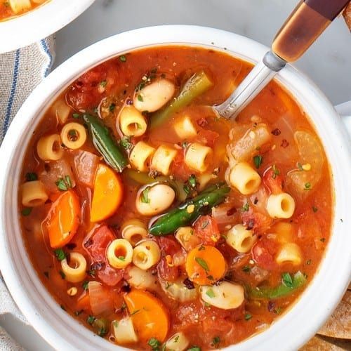 Vegetable Minestrone Soup