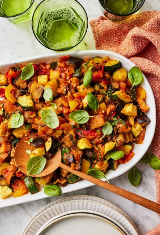 Vegetable Ratatouille with Mirepoix and Zucchini