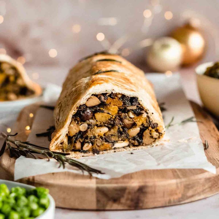 Vegetable Wellington with Spinach and Feta