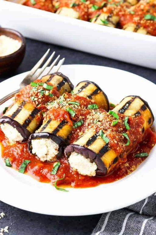 Vegetarian Eggplant Rollatini