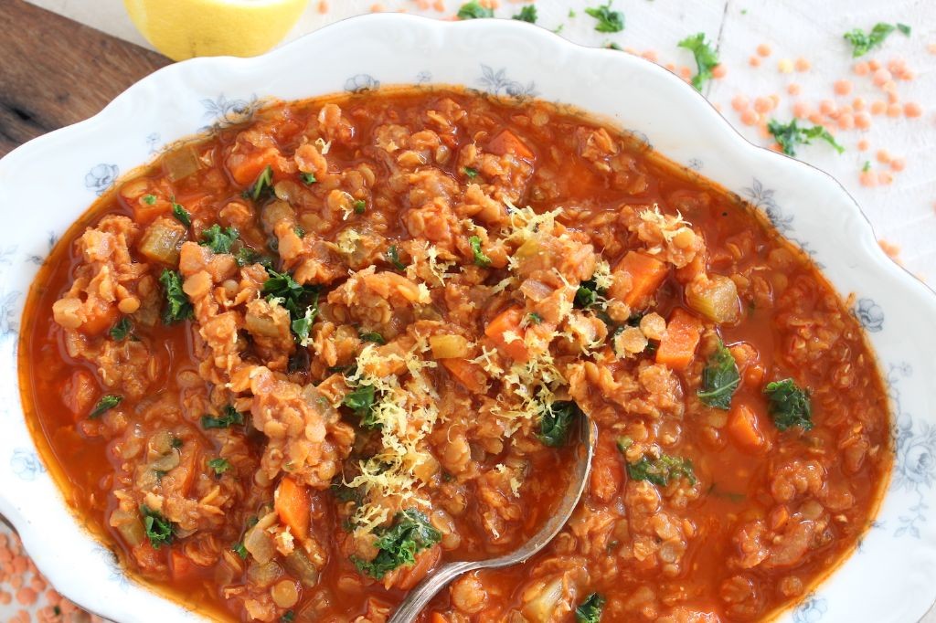 Vegetarian Lentil Stew with Smoked Paprika