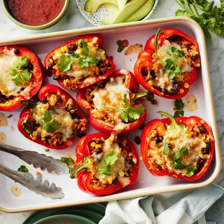 Vegetarian Stuffed Bell Peppers