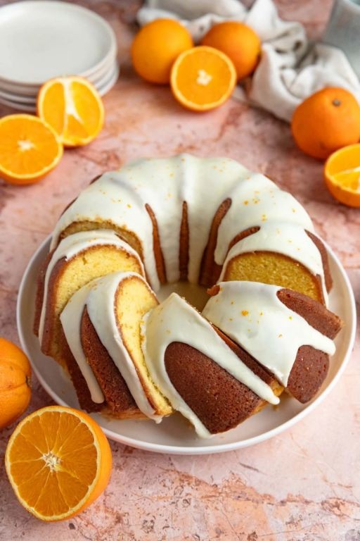 Vibrant Skittle Pound Cake with Citrus Glaze