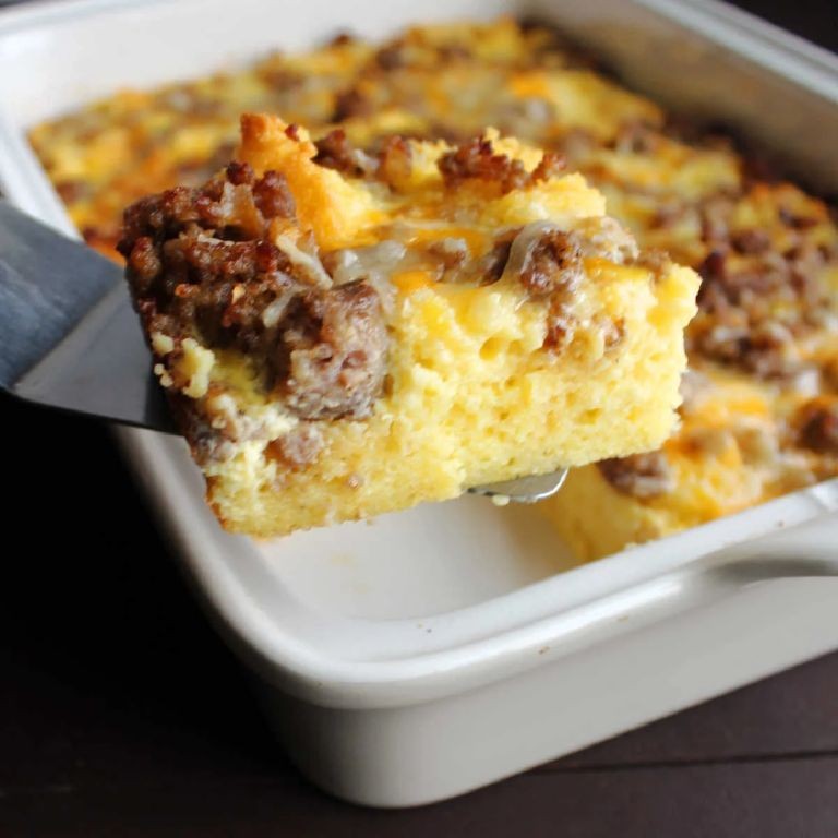 Vienna Sausage and Cornbread Casserole