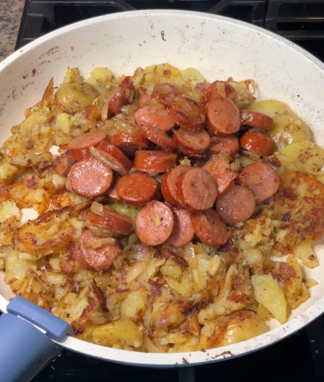 Vienna Sausage and Potato Skillet