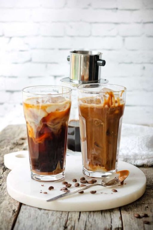 Vietnamese Iced Coffee with Almond Milk