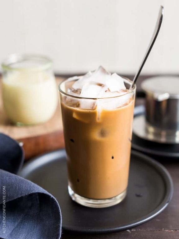 Vietnamese Iced Coffee with Ginger Infusion