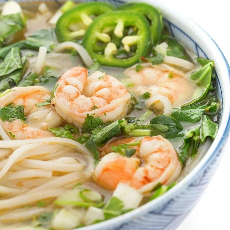 Vietnamese Shrimp Pho Soup