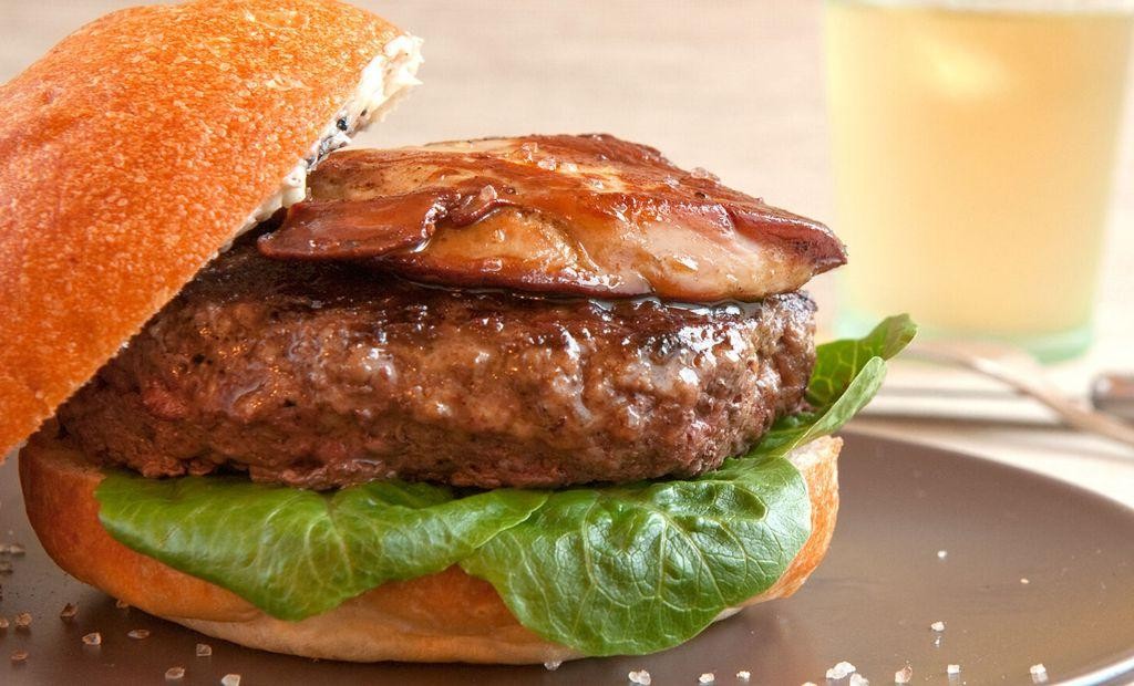 Wagyu Beef Burger with Foie Gras
