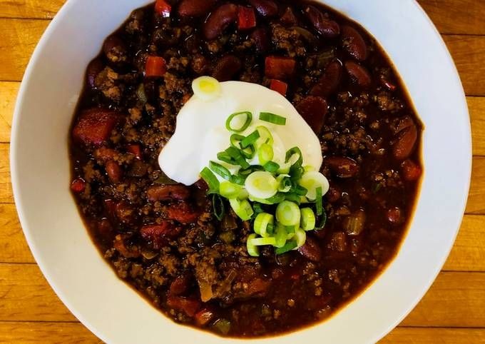 Wagyu Beef Chili with Dark Chocolate