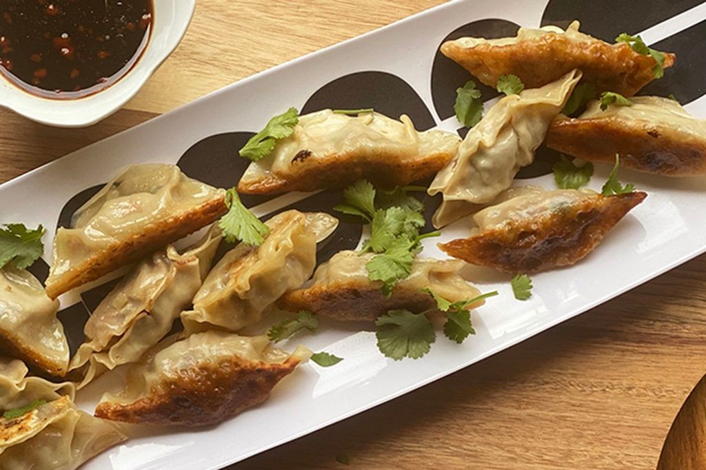 Wagyu Beef Dumplings with Ginger-Soy Dipping Sauce