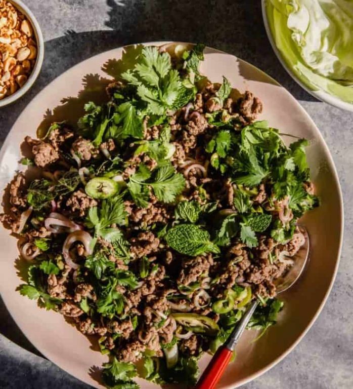 Wagyu Beef Larb Salad with Fresh Herbs