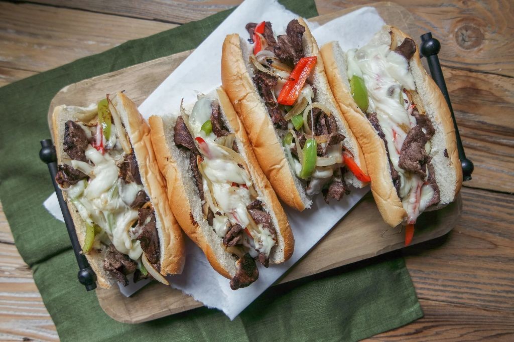 Wagyu Beef Philly Cheesesteak Sandwiches
