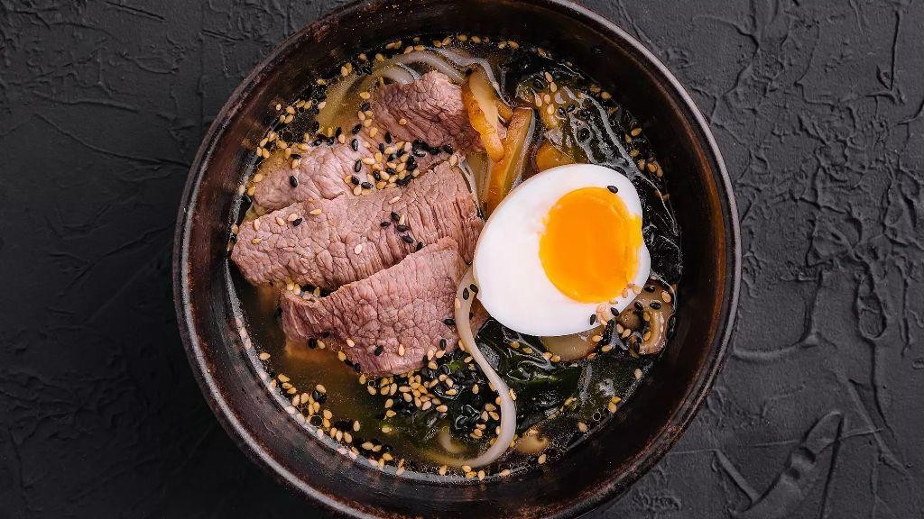 Wagyu Beef Ramen with Soft-Boiled Egg