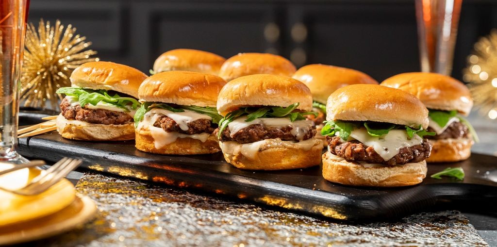 Wagyu Beef Sliders with Aged Cheddar and Aioli