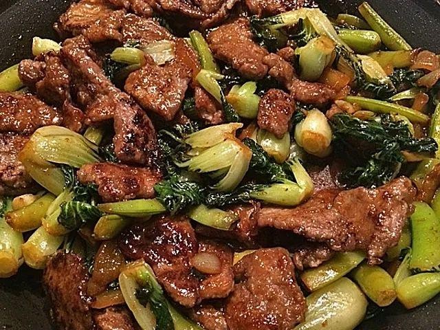 Wagyu Beef Stir-Fry with Bok Choy