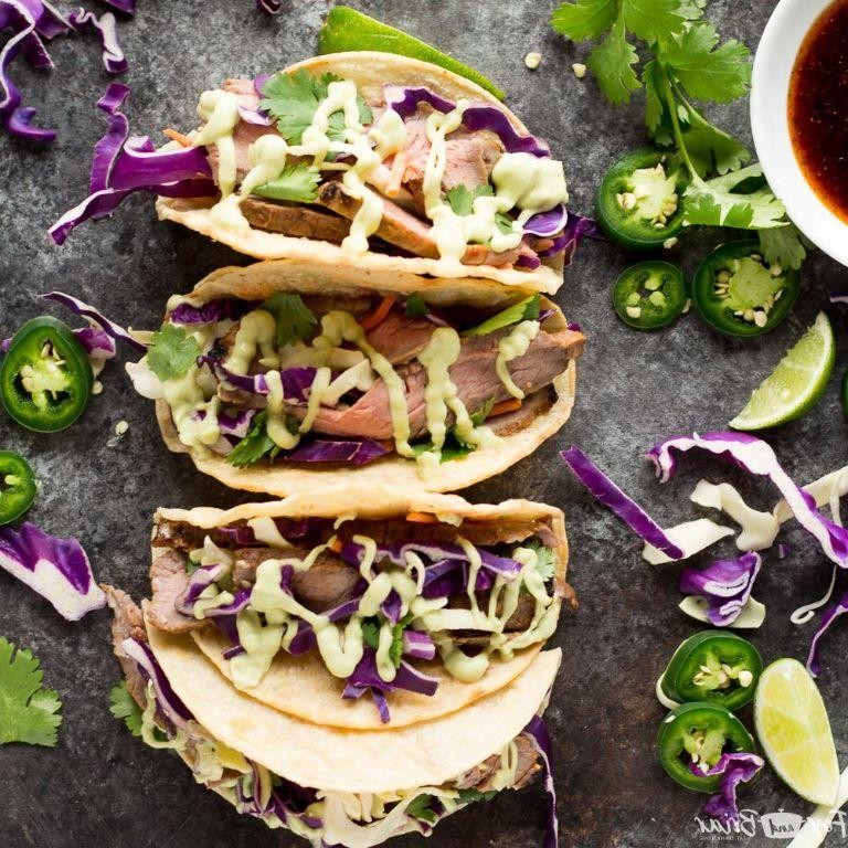 Wagyu Beef Tacos with Avocado Crema