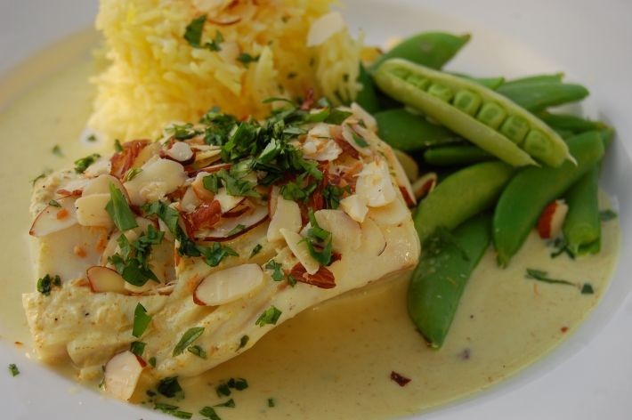 Wahoo Curry with Coconut Milk