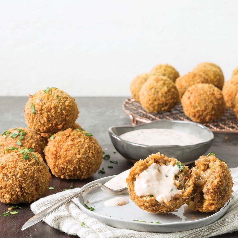Wahoo Fritters with Remoulade Sauce
