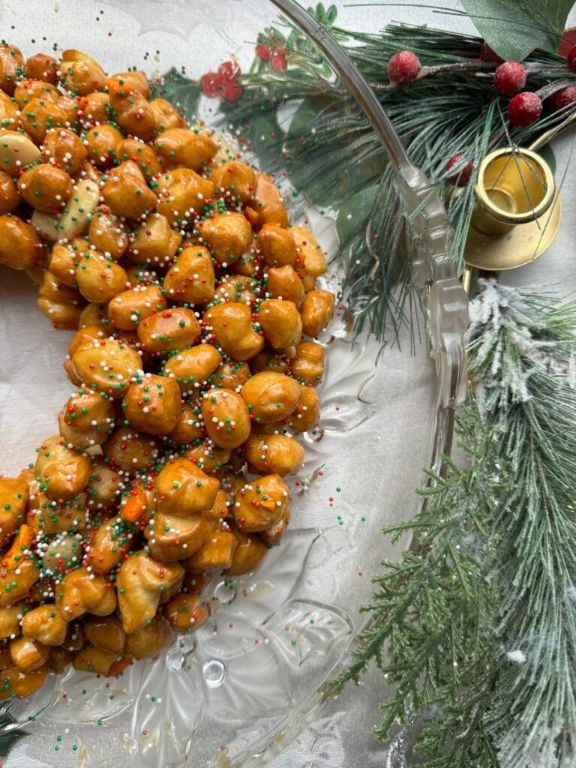 Walnut and Cinnamon Struffoli