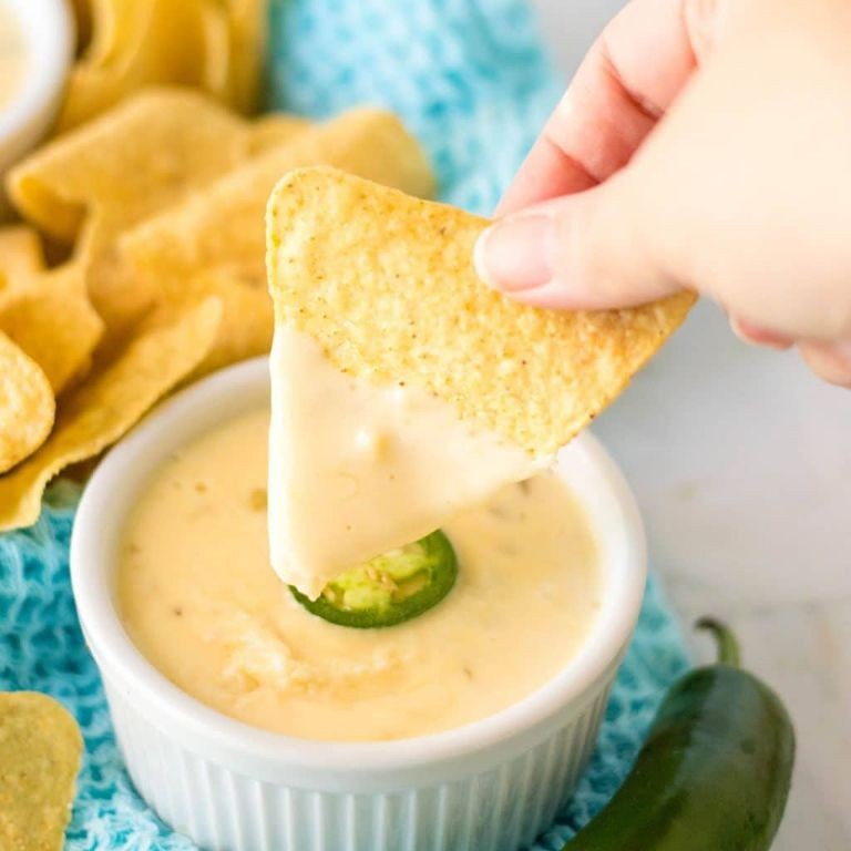 Warm Queso Blanco Boat Dip