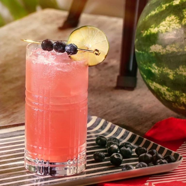 Watermelon Grapefruit Cooler with a Splash of Soda