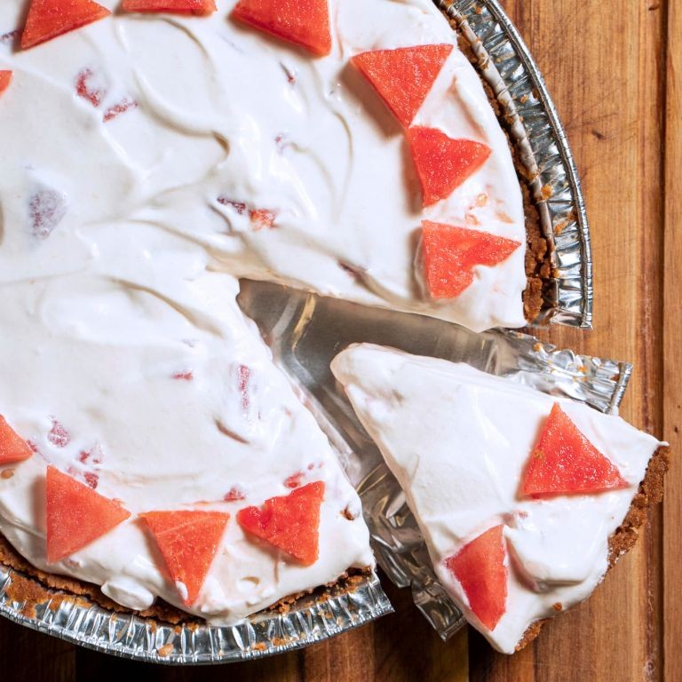 Watermelon Icebox Pie