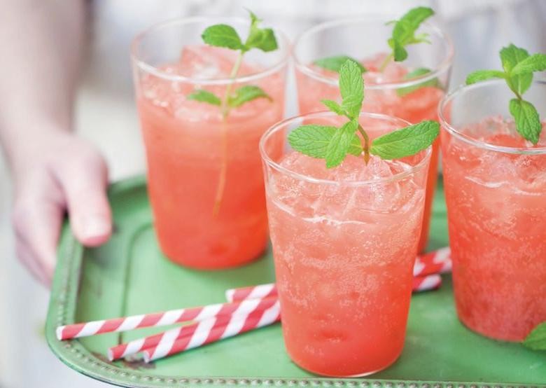 Watermelon Mint Sparkling Soda