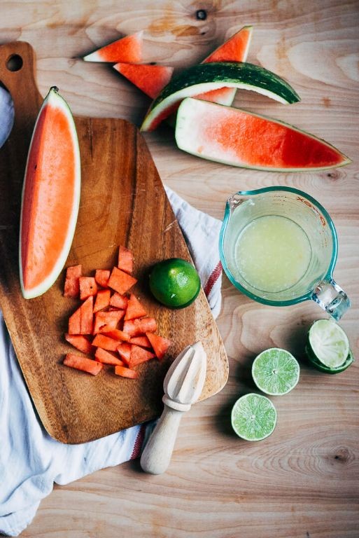 Watermelon Orange Cooler with a Hint of Ginger