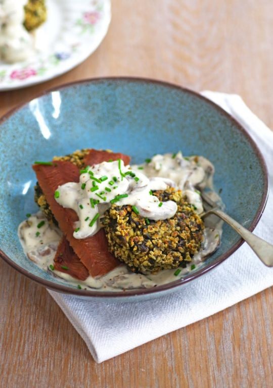 Welsh Laverbread Cakes with Oats