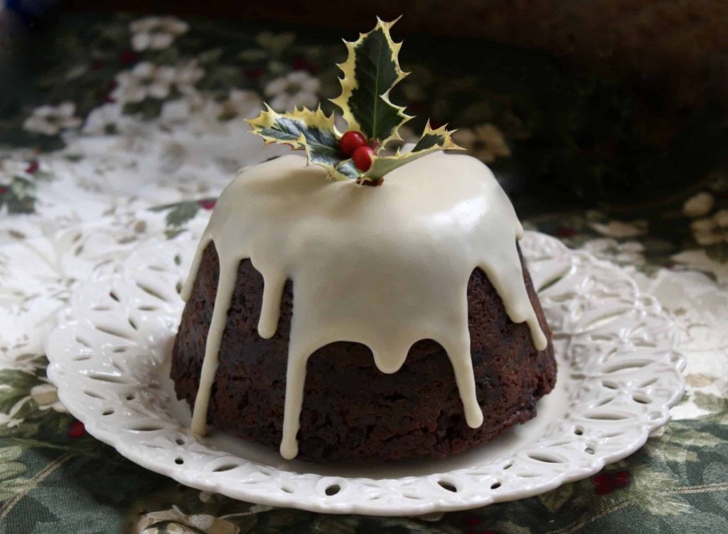 Welsh Plum Pudding with Custard