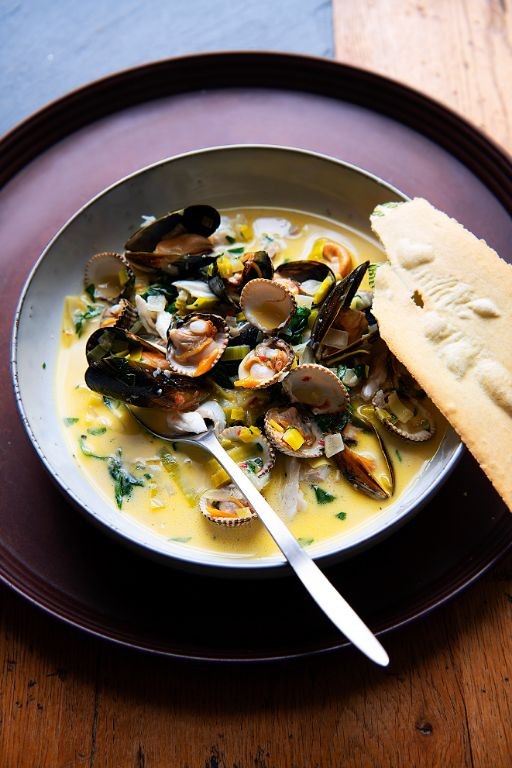 Welsh Seafood Chowder with Mussels