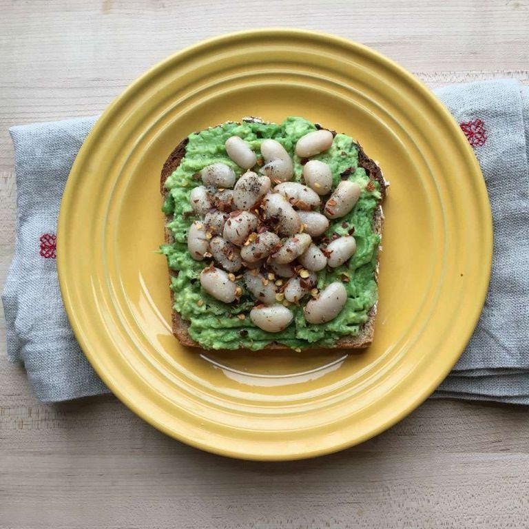 White Bean and Avocado Toast
