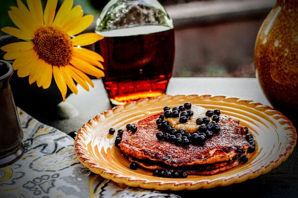Wild Huckleberry Pancakes