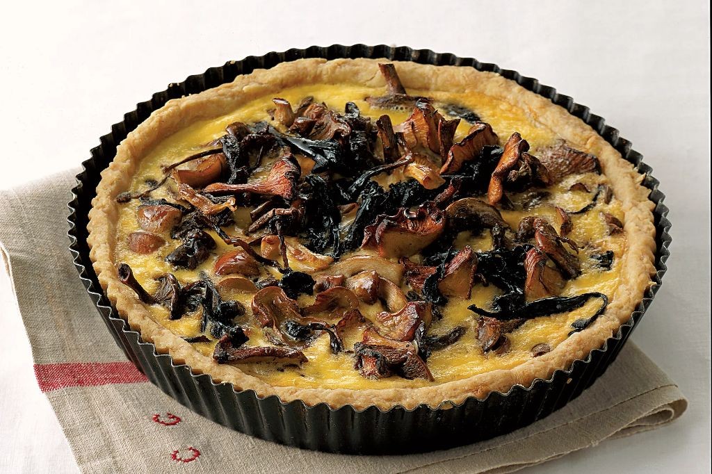 Wild Mushroom and Thyme Tart